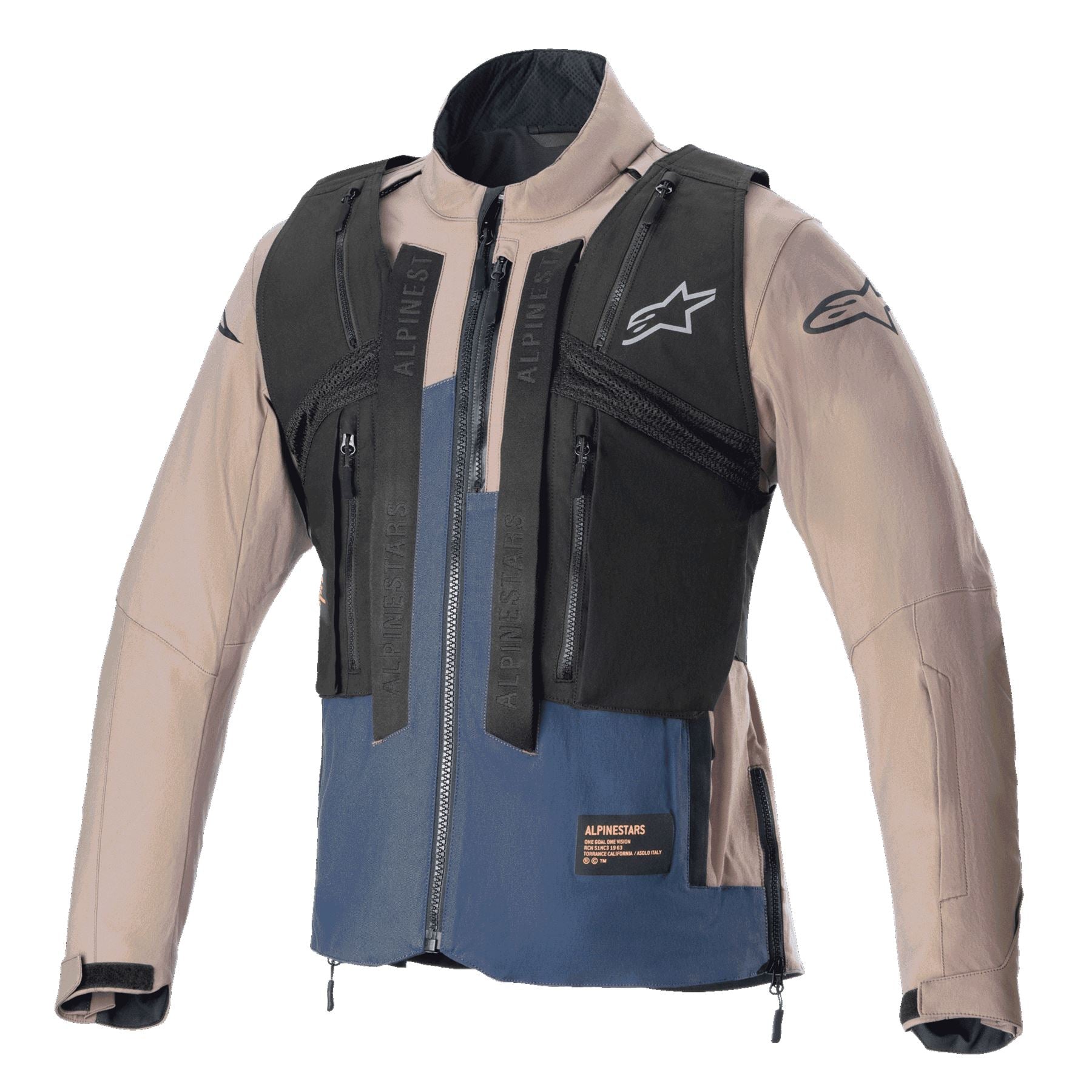 Alpinestars 2026 Techdura Jacket Falcon Brown Night Navy